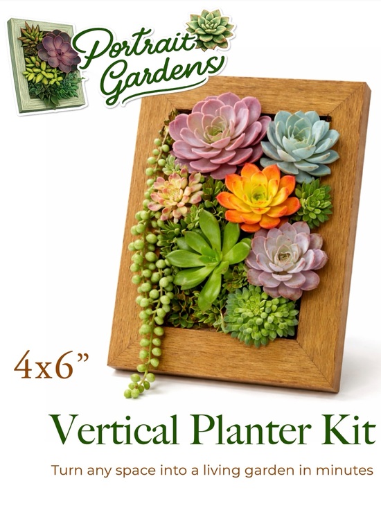 Portrait Gardens Other - Vertical Planter Kit (4x6) - Portrait Gardens